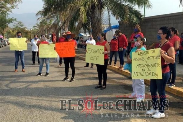 Protesta Personal De Salud En Chiapas Y Puebla 1663