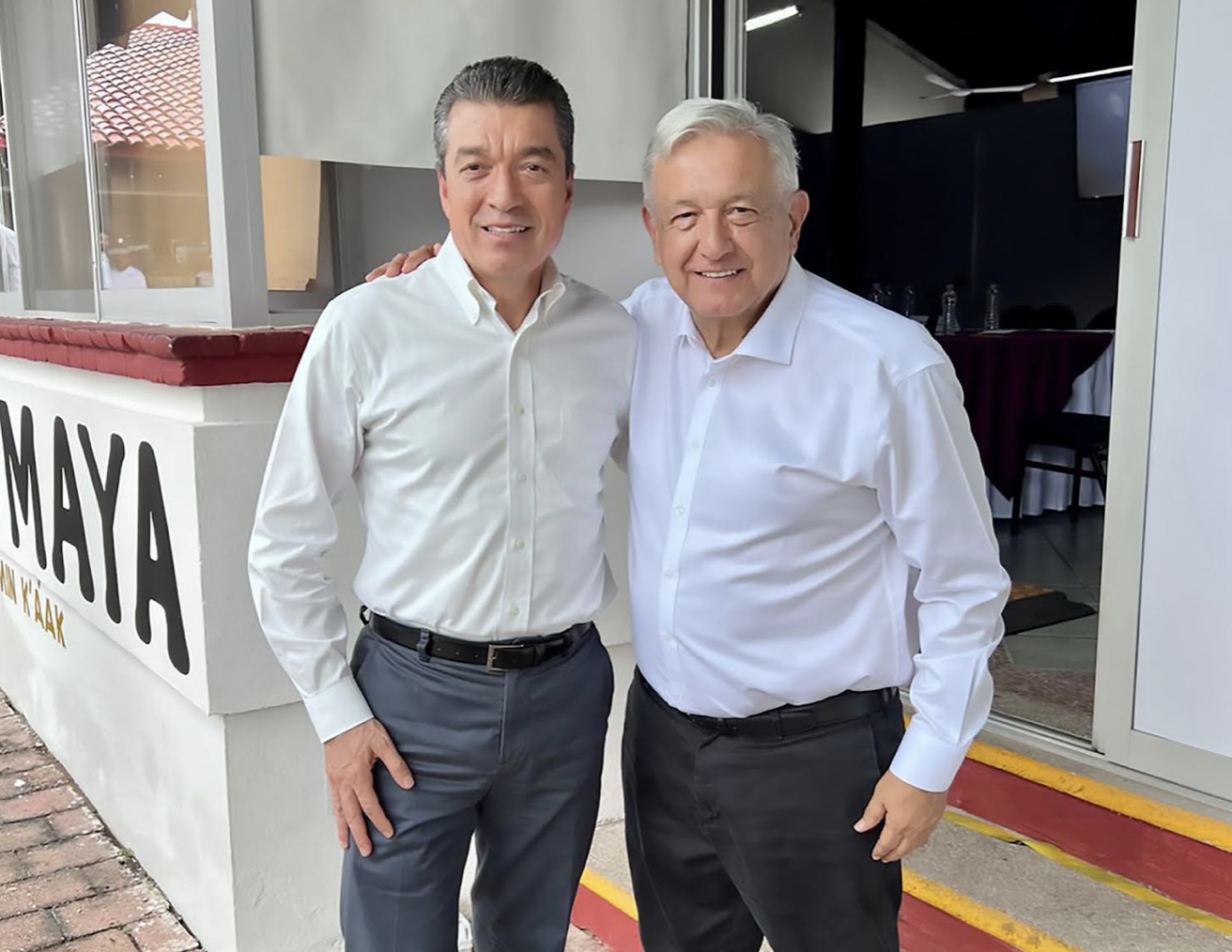 Acompa A Rutilio Escand N Al Presidente Amlo En La Visita De