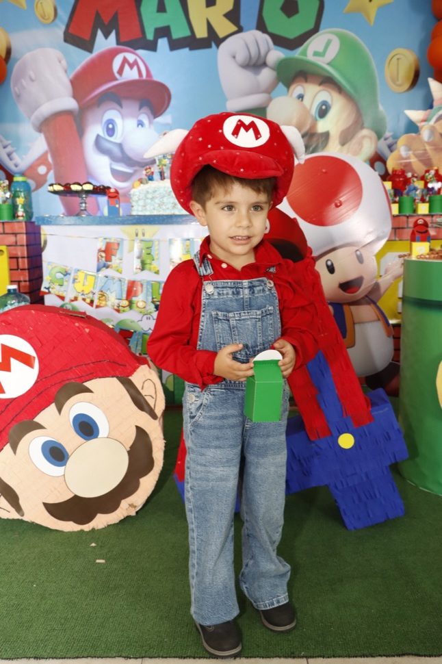 Cumpleaños de Super Mario : Celebrando los 5 años de Diego 